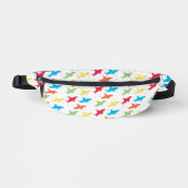 Cute Colorful Shark Pattern Heuptasje (Voorkant)