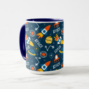 Cute Colorful Space Adventtern Mok