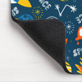 Cute Colorful Space Adventtern Muismat (Hoek)