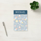 Cute Colorful Space Adventtern Post-it® Notes (Kantoor)