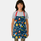 Cute Colorful Space Adventtern Schort (Insitu)