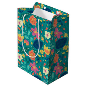 Cute colorful spring blob patroon 2 medium cadeauzakje