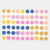 Cute Colorful Stippen Scandinavian Pattern Inpakpapier Vel (Voorkant)