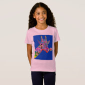 Cute Colorful Sunflower Giraffe T-shirt (Voorkant volledig)