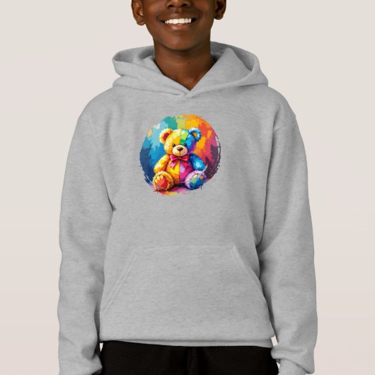 cute colorful teddy T-Shirt (Devant)