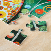 Cute Colorful Unique Kitten Jigsaw Puzzle (Côté)