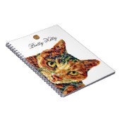Cute Colourful Cat Notebook Notitieboek (Rechterzijde)