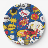 Cute Comic Pattern Papieren Bordje (Voorkant)