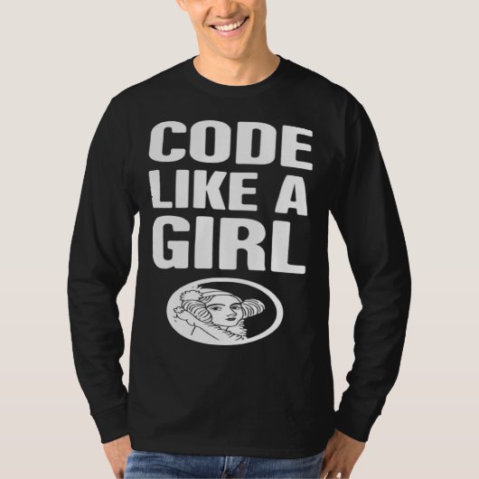 Cute Computer Science & Programming  Ada Lovelace T-shirt (Voorkant)