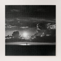 Cute Condo Decor Zonsondergang Reflectie Legpuzzel