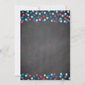 Cute Confetti Nautical Boys Baby shower Invitation (Dos)