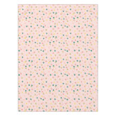 Cute Confetti Polka Dots Pattern roze Green Tafelkleed (Voorkant)