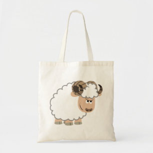 Cute Confident Cartoon Ram Bag Tote Bag