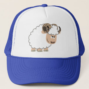 Cute Confident Cartoon Ram Pet