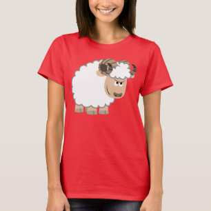 Cute Confident Cartoon Ram Women T-Shirt