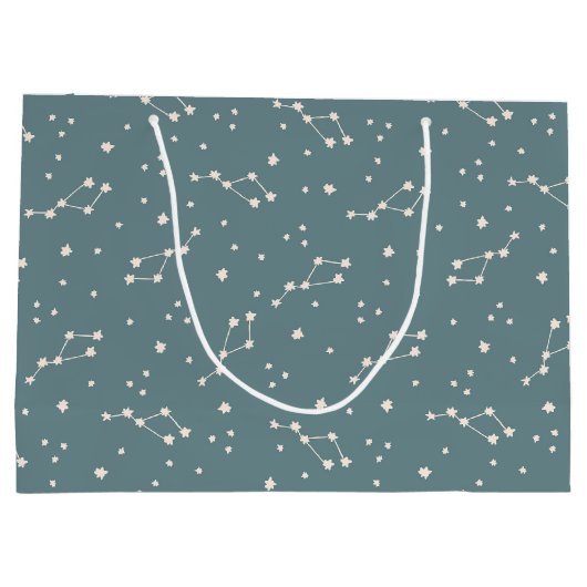 Cute Constellation Sky Pattern Groot Cadeauzakje (Achterkant)