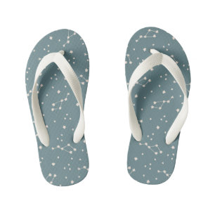 Cute Constellation Sky Pattern Kinder Teenslippers