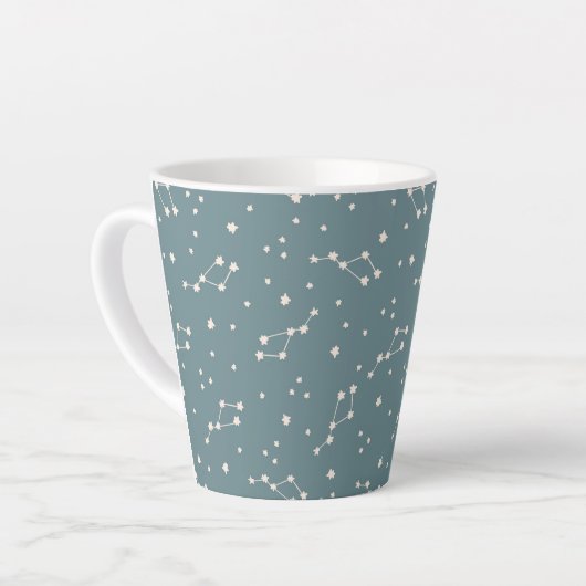 Cute Constellation Sky Pattern Latte Mok (Linkerhoek)