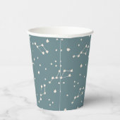 Cute Constellation Sky Pattern Papieren Bekers (Rechts)