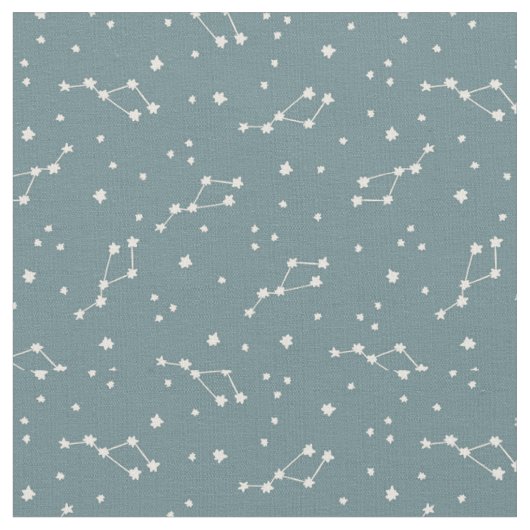Cute Constellation Sky Pattern Stof (Close Up)