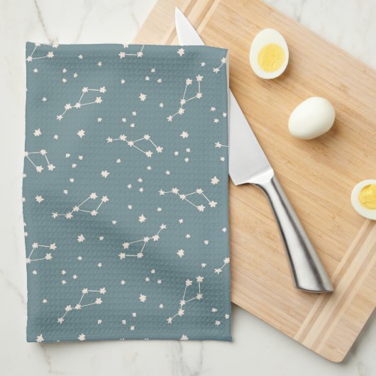 Cute Constellation Sky Pattern Theedoek (Quarter Fold)