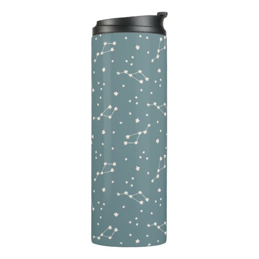 Cute Constellation Sky Pattern Thermosbeker (Gedraaid links)