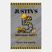 Cute Construction 5e fête d'anniversaire (Recto)