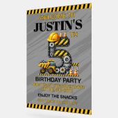 Cute Construction 5e fête d'anniversaire (Angle)