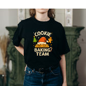 Cute Cookie Baking Team Christmas Design T-shirt