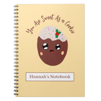 Cute Cookie Personalized Notitieboek