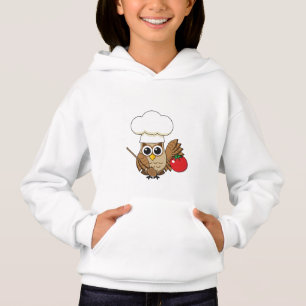 Cute Cooking Owl Cartoon