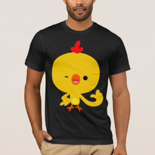 Cute Cool Cartoon Chicken T-Shirt