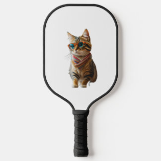 Cute Cool Cat Pickleball Paddle