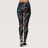 Cute Cool Colorful Yoga Leggings (Achterkant)