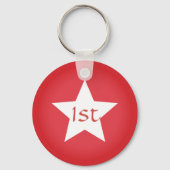 Cute Cool Modern New Dad First Fathers Day Sleutelhanger (Achterkant)