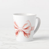 Cute Coquette Balletcore Valentine Latte Mok (Rechterhoek)