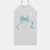 Cute Coquette Blue Bow Personalized Gift From Cadeaulabel (Achterkant)