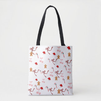 Cute Coquette Gebruine Kersttas Draagtas