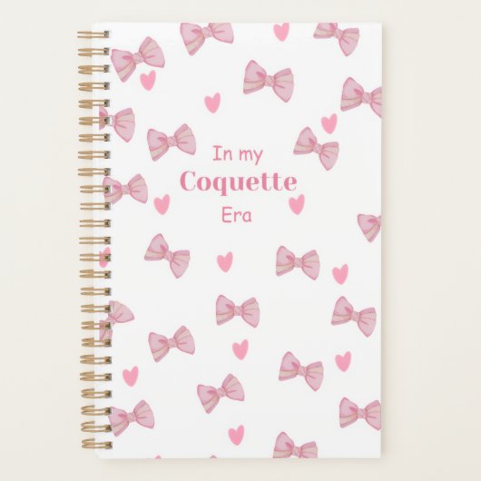 Cute Coquette Stijl Planner (Voorkant)