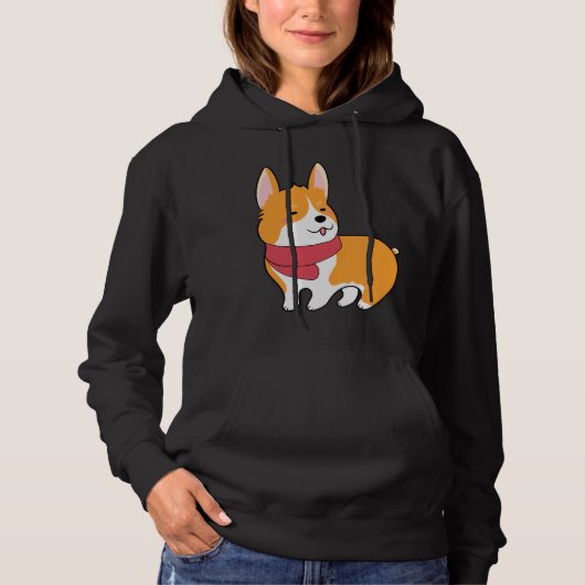 Cute Corgi 527 Hoodie (Voorkant)