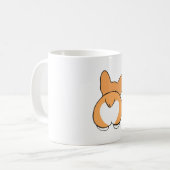 Cute Corgi Butt Mug (Devant gauche)
