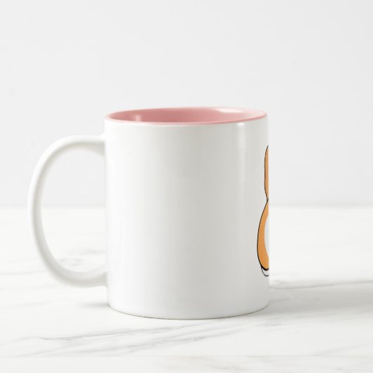 Cute Corgi Butt Mug - 2 tonalités (Gauche)