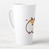 Cute Corgi Butt Mug - Grande latte 17oz (Angle gauche)