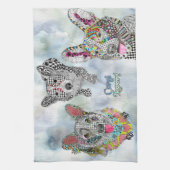 Cute Corgi Chien Assortiment Cuisine Serviette (Vertical)