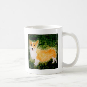 Cute Corgi Dog Painting Koffiemok