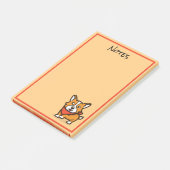 Cute Corgi Dog Post-It Notes (Schuin)