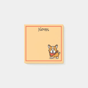 Cute Corgi Dog Post-It Notes