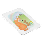 Cute corgi en rabbit Easter magnet Magneet (Rechterzijde)