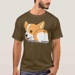 Cute Corgi Funny Corgi Dog Art T-shirt