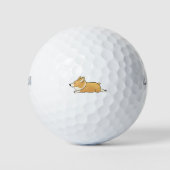 Cute Corgi Golfballen (Voorkant)